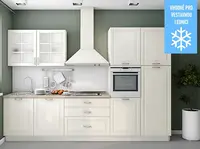 Kuchynská linka 330 marley - béžová/mramor latina