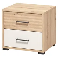 Noční stolek vanya - dub artisan/béžová