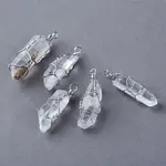 Natural Quartz Crystal Pendants