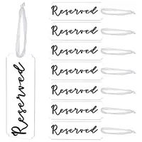 Acrylic Seat Reservation Sign Hanging Ornaments