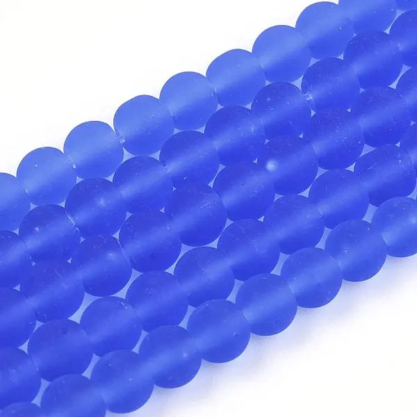 Transparent Glass Beads Strands