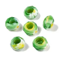 Two Tone Glass European Beads