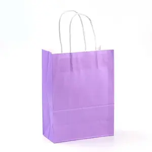 Pure Color Kraft Paper Bags