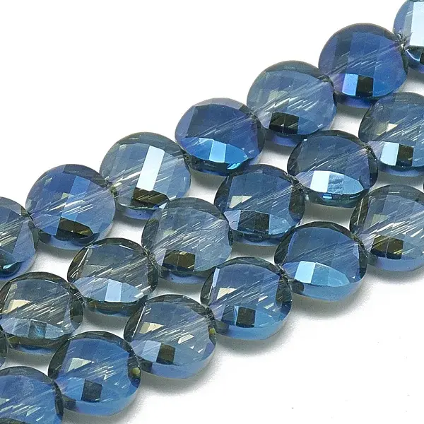 Electroplate Glass Beads Strands