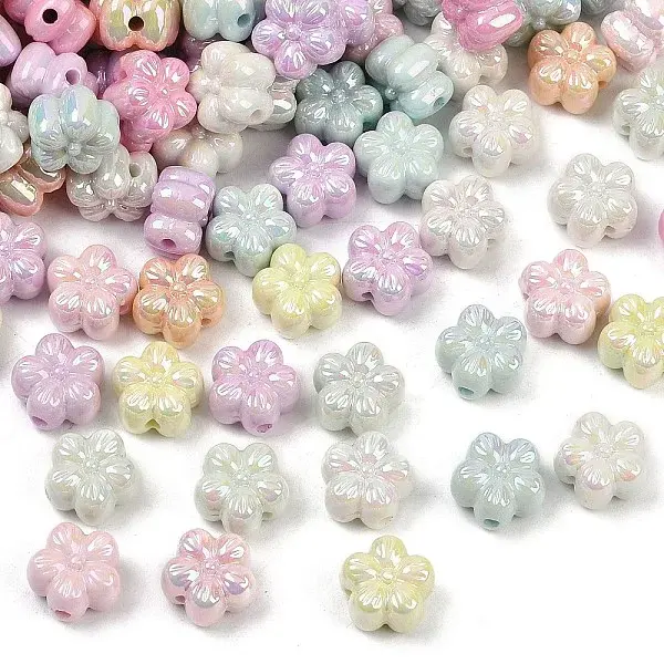 UV Plating Opaque Acrylic Beads