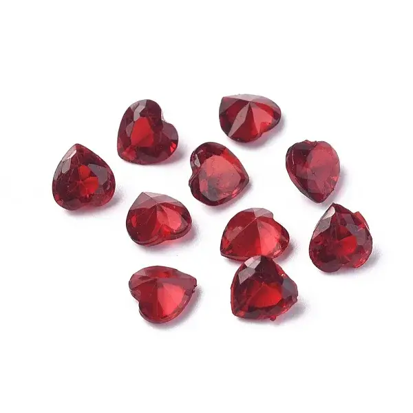 Transparent Pointed Back Glass Cabochons