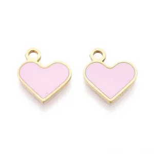 304 Stainless Steel Enamel Charms