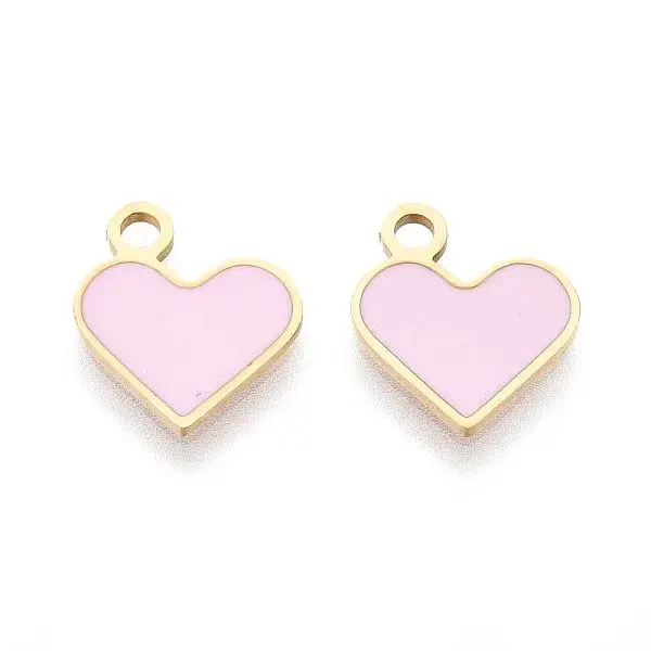 304 Stainless Steel Enamel Charms