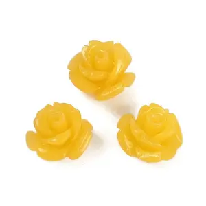 Synthetic Coral Carved Beads