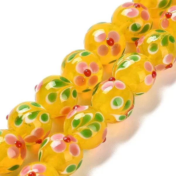 Handmade Lampwork Bumpy Beads Strands
