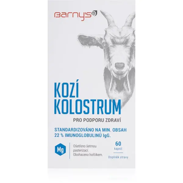 Barny's Kozie kolostrum tobolky na podporu imunitného systému 60 cps