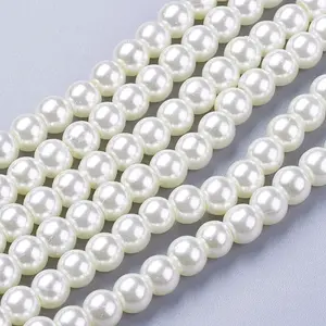 Glass Pearl Beads Strands