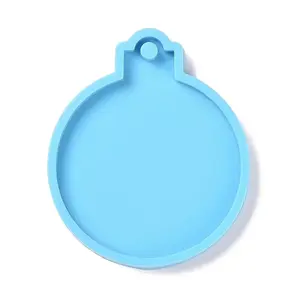 Flat Round Pendant Silicone Molds