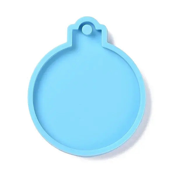 Flat Round Pendant Silicone Molds