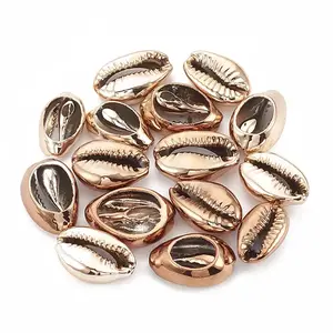Electroplated Sea Shell Beads