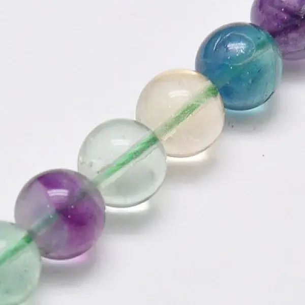 Natural Fluorite Beads Strands
