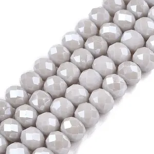 Electroplate Glass Beads Strands
