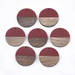 Resin & Walnut Wood Pendants