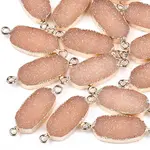 Electroplate Druzy Resin Links connectors