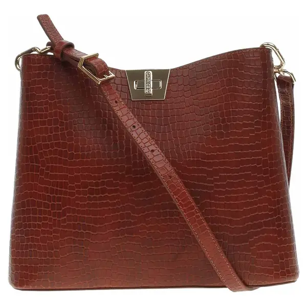 Caprice dámská kabelka 9-61020-45 cognac croco
