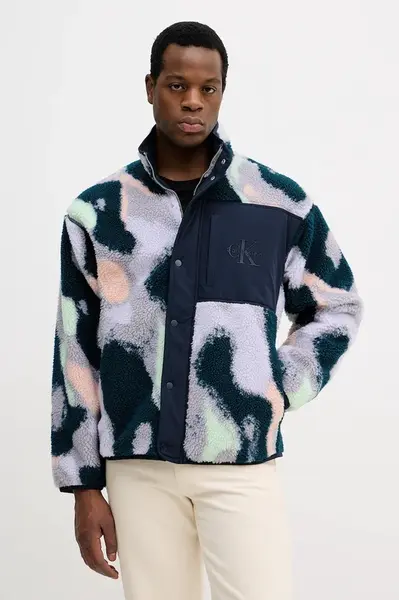 Fleecová mikina Calvin Klein Jeans