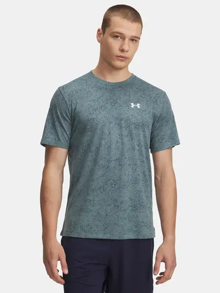 Men's Under Armour UA Tech Tee Pixelate-BLU T-Shirt - Mens