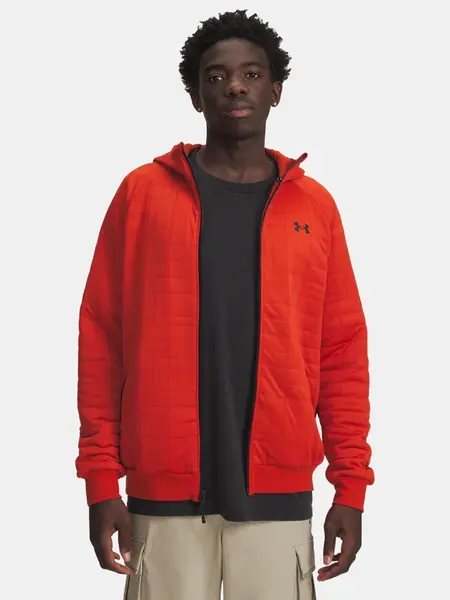 Under Armour UA Unstoppable Flc Txtr FZ-ORG Men's Sweatshirt - Mens