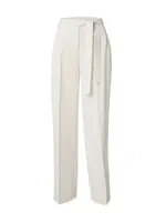 BOSS Plisované nohavice 'Tapiana'  biela