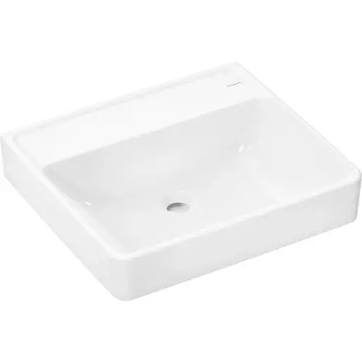 Hansgrohe Xanuia Q umývadlo 55x48 cm bez otvoru pre batériu, bez prepadu 61148450