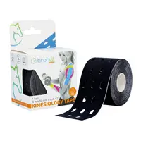 BronVit Sport Kinesio Tape děrovaný 5 cm x 5 m tejpovací páska černá