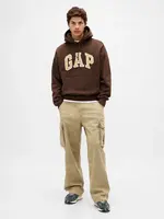 GAP Oversize Sweatshirt with Extra Heavyweight Unisex Logo - Men's