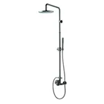 WF Industrial sprchový systém s pákovou batériou olejom pogumovaný bronz SIKOBWFSSS