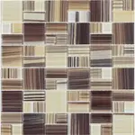 Sklenená mozaika Premium Mosaic vícebarevná 30x30 cm mat MOS4823MIX2HP