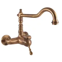 RAV SLEZÁK Labe drezová batéria s otočným ramienkom 150 mm stará mosadz l002.5/28sm L002.528SM