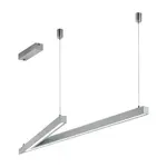 LED závesné osvetlenie Cinque Cicanto nikel 375010107