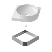 Ravak Yard konzola s umývadlom 45x45 cm nerez X000001678