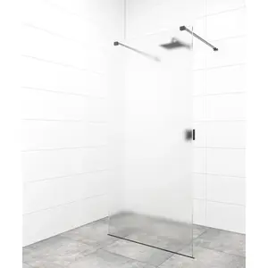 Sprchová zástena Walk-in 120 cm SAT vo farbe profilu čierna SATBWI120MSZAVC