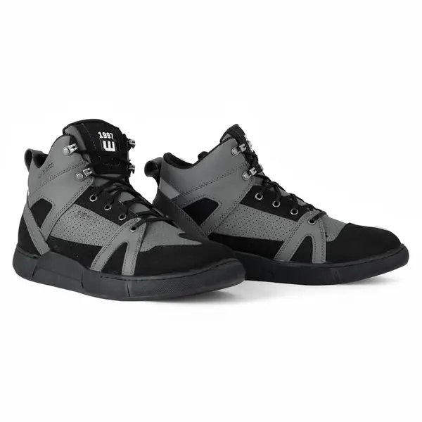 Moto boty W-TEC Milwook šedo-černá 39