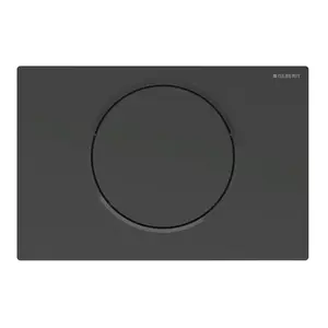 Geberit Sigma10 ovládacie tlačidlo oceľ čierna matná 115.758.16.5