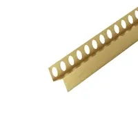 Spádový stenový profil Eviso ľavý zlatá kartáčovaná, v tvare T 120 cm nerez LSGB0004