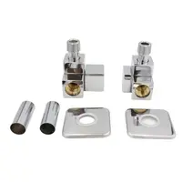 HOPA Edgee-Set ventil pre ústredné vykurovanie chróm VENTILQUATTROSETC