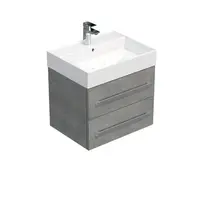 Kúpeľňová skrinka s umývadlom SAT Cube Way 60x53x46 cm matný betón CUBE46602BESAT