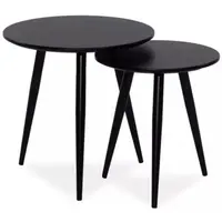Sada konferenčních stolků Reda černá
