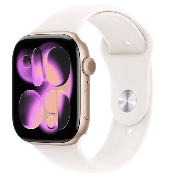 APPLE Watch 11 GPS 46mm Rose Gold Aluminium Case with Light Blush Sport Band - S/M