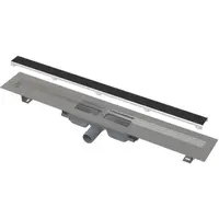 Podlahový žľab Alca bez okraja s roštom pre vloženie dlažby a zníženou výškou APZ115300