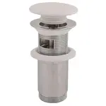Výpust k umývadlu 5/4 RAV Slezák biely kov MD0485
