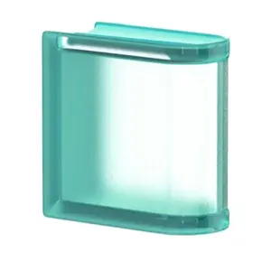 Glassblocks MiniGlass luxfera mätová 15x15x8 cm sklo MGSLEMIN