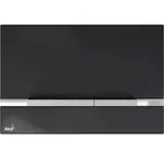 Ovládacie tlačidlo Alca sklo čierna lesk STRIPE-GL1204