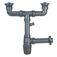 Sifon k drezu Novaservis sivá NSP22