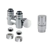 Termostatická sada ISAN rohová stredová ľavá nerez O39NWCL141